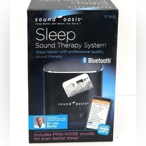 Sound Oasis NEW Sleep Sound Therapy System with pink noise & other sounds